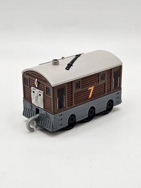 Thomas the Tank & Friends Push Along Toby The Tram Diecast Take N Play